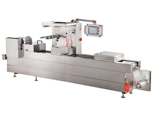 Automatic continuous drawing servo code vacuum packaging machine