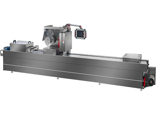Automatic continuous tensile aluminum foil on the cursor up and down the vacuum packaging machine